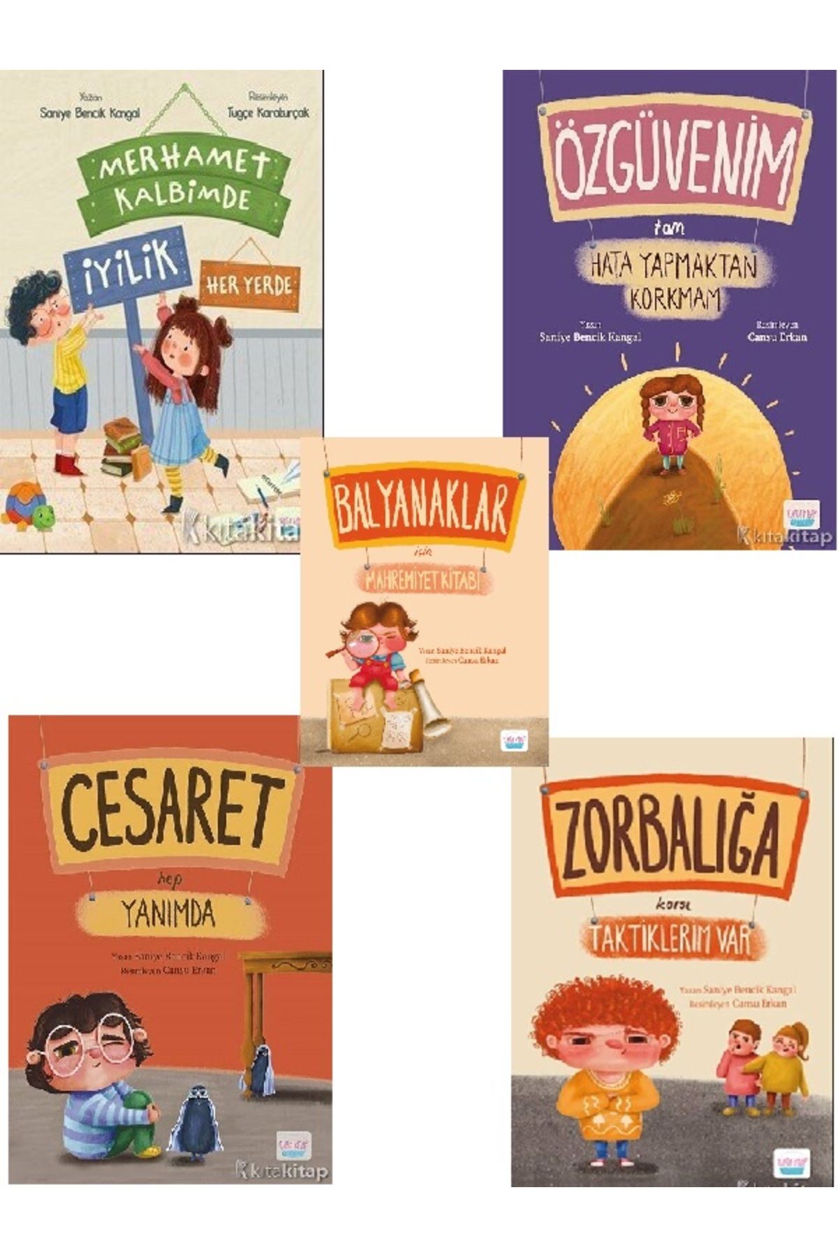 Destek Yayınları Merhamet Kalbimde İyilik Her Yerde-Özgüvenim Tam -Zorbalığa Karşı-Mahremiyet Kitabı 5 KİTAP