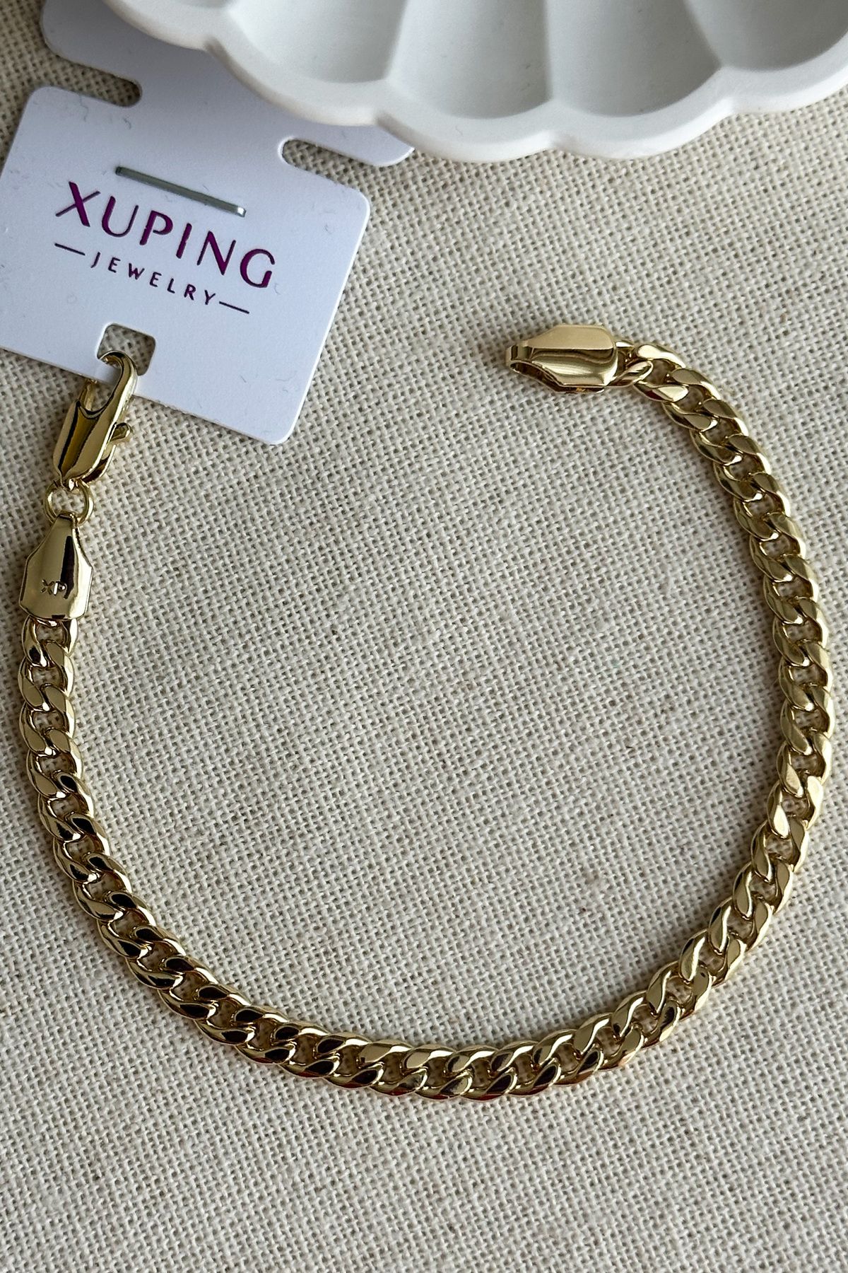 Modacaprea Xuping 19 cm Ince Zincir Kadın Bileklik Kadın Karamaz Bileklik Xuping Bileklik