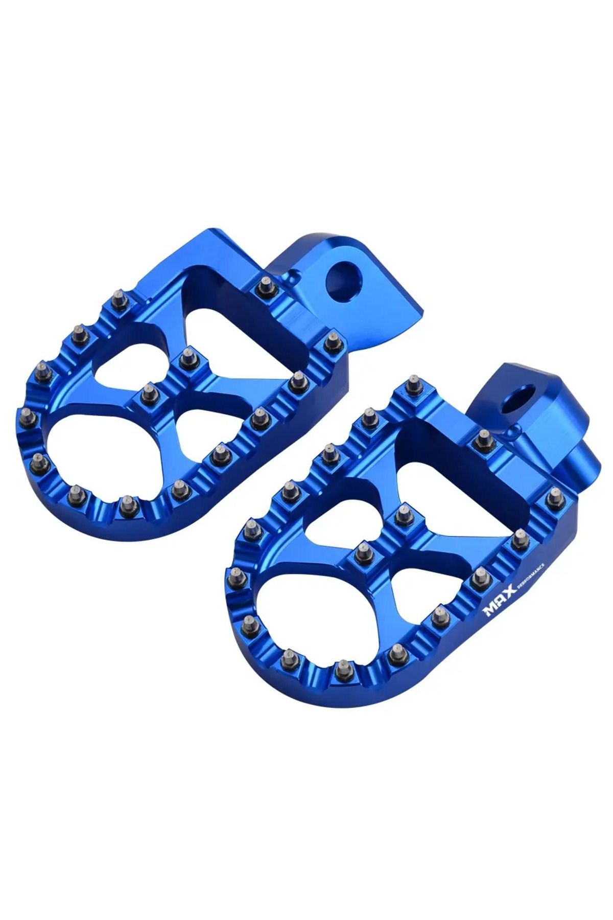 max performance Alüminyum FootPegs-Mavi (Sherco 14-25 Yamaha 01-23 Ktm 98-16 Husqvarna 14-16 uyumlu)