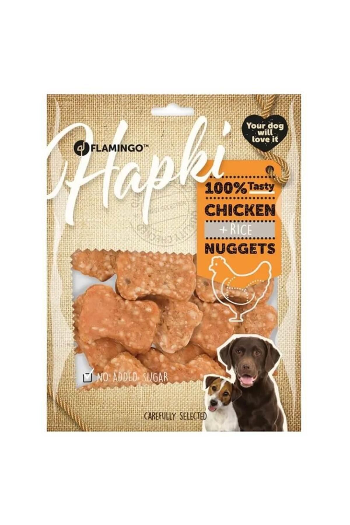 FLAMINGOO Flamingo Hapki Tavuklu Nugget Köpek Ödül Maması 85 Gr
