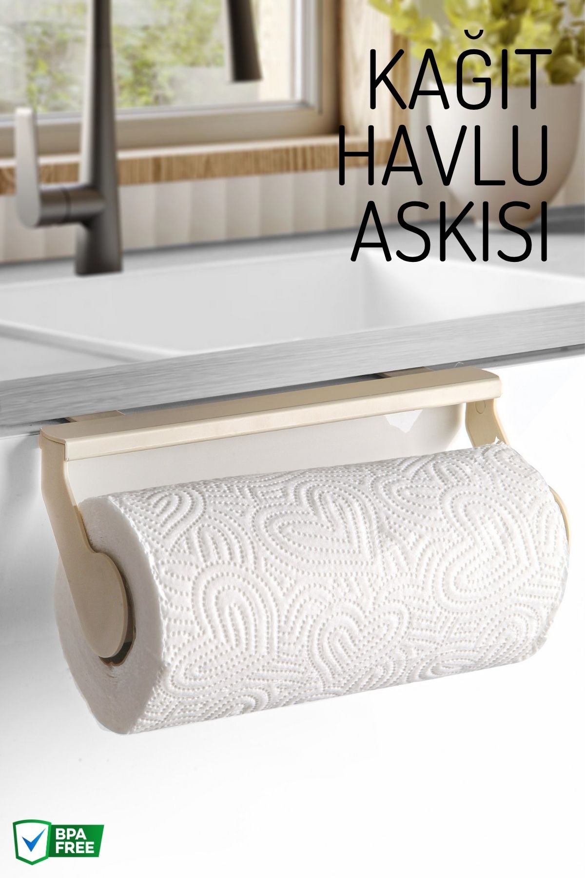 Nandy Home Pratik Kağıt Havlu Askısı – Portatif ve Kullanışlı Tasarım