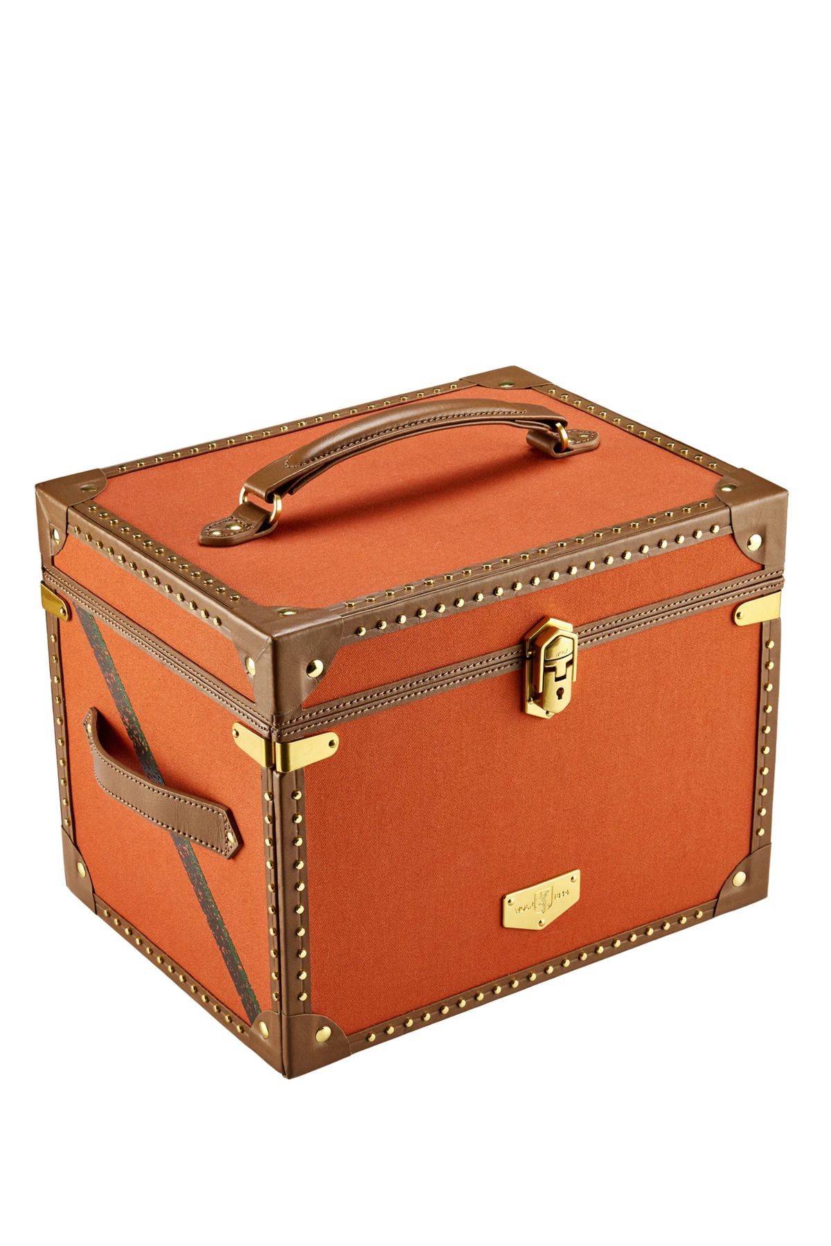 Wolf Takı Kutusu Trunk 190. Yıl Sınırlı Seri Deri Detaylı Vintage 28x22x22 cm