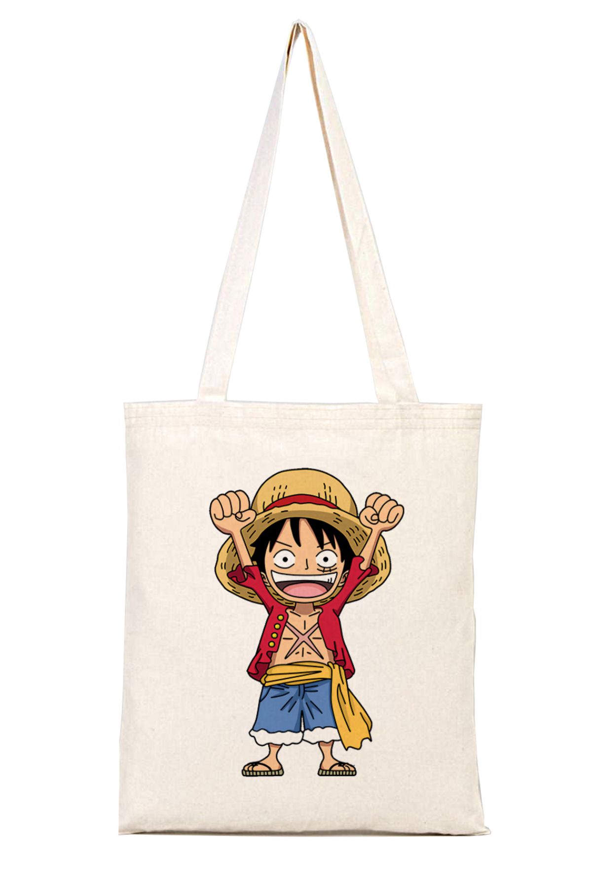 iyi fikirler One Piece Luffy Bez Omuz Çantası