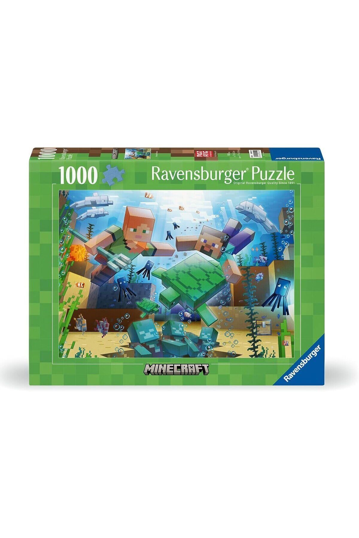 RAVENSBURGER 120004219 Minecraft 1000 parça Ravensburger Puzzle