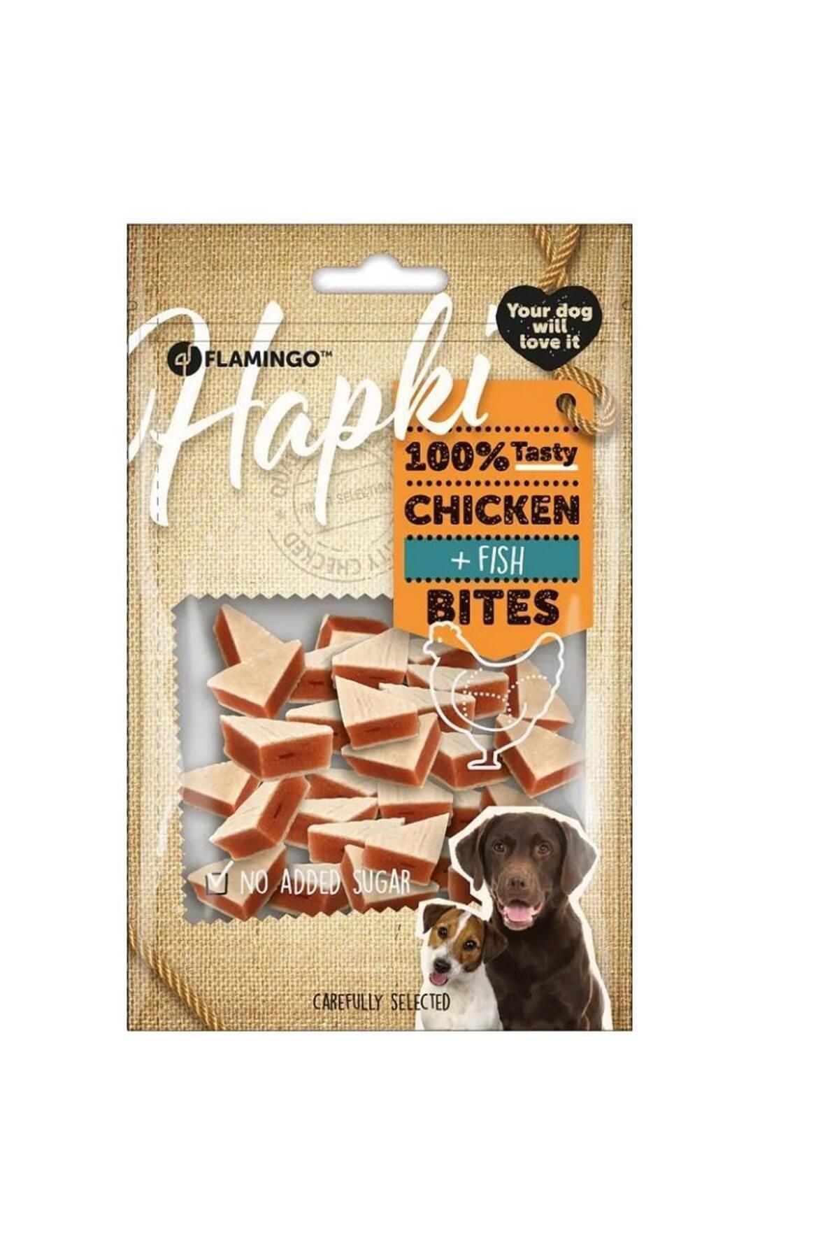 FLAMINGOO Flamingo Hapki Tavuklu ve Balıklı Sandviç Köpek Ödül Maması 85 gr