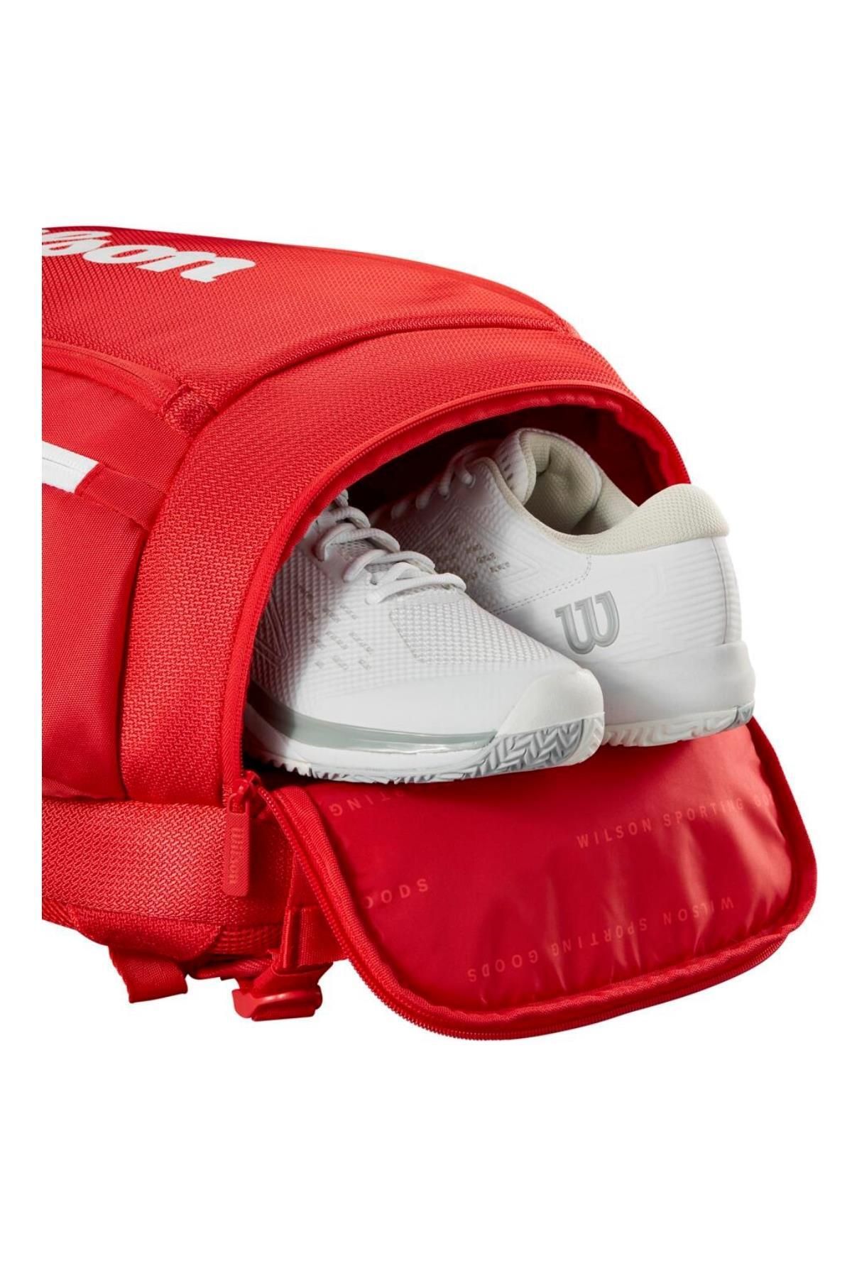 کیف تنیس کوله پشتی سوپر تور قرمز Wilson
