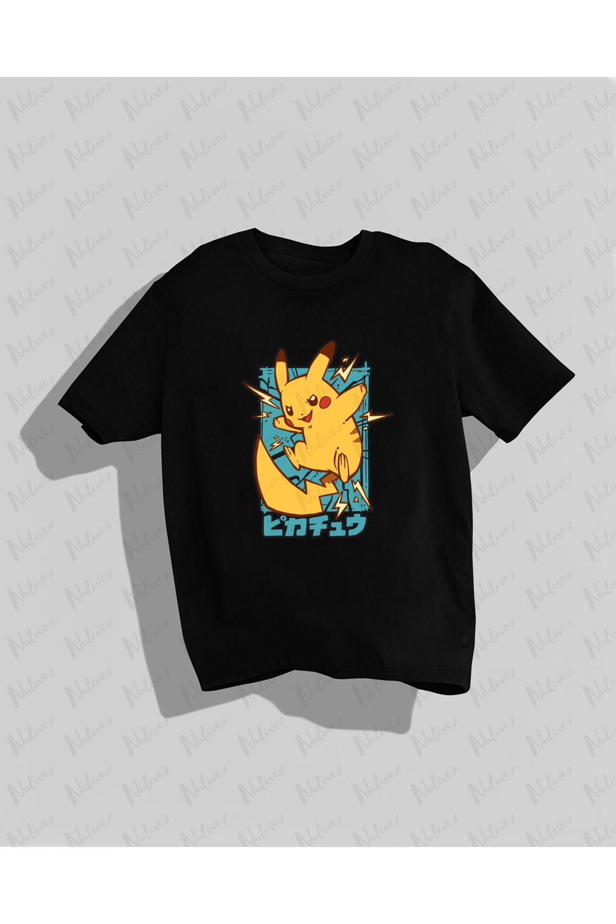 Nulivez Anime Baskılı Yüksek Kalite Kompakt Unisex Oversize T-Shirt