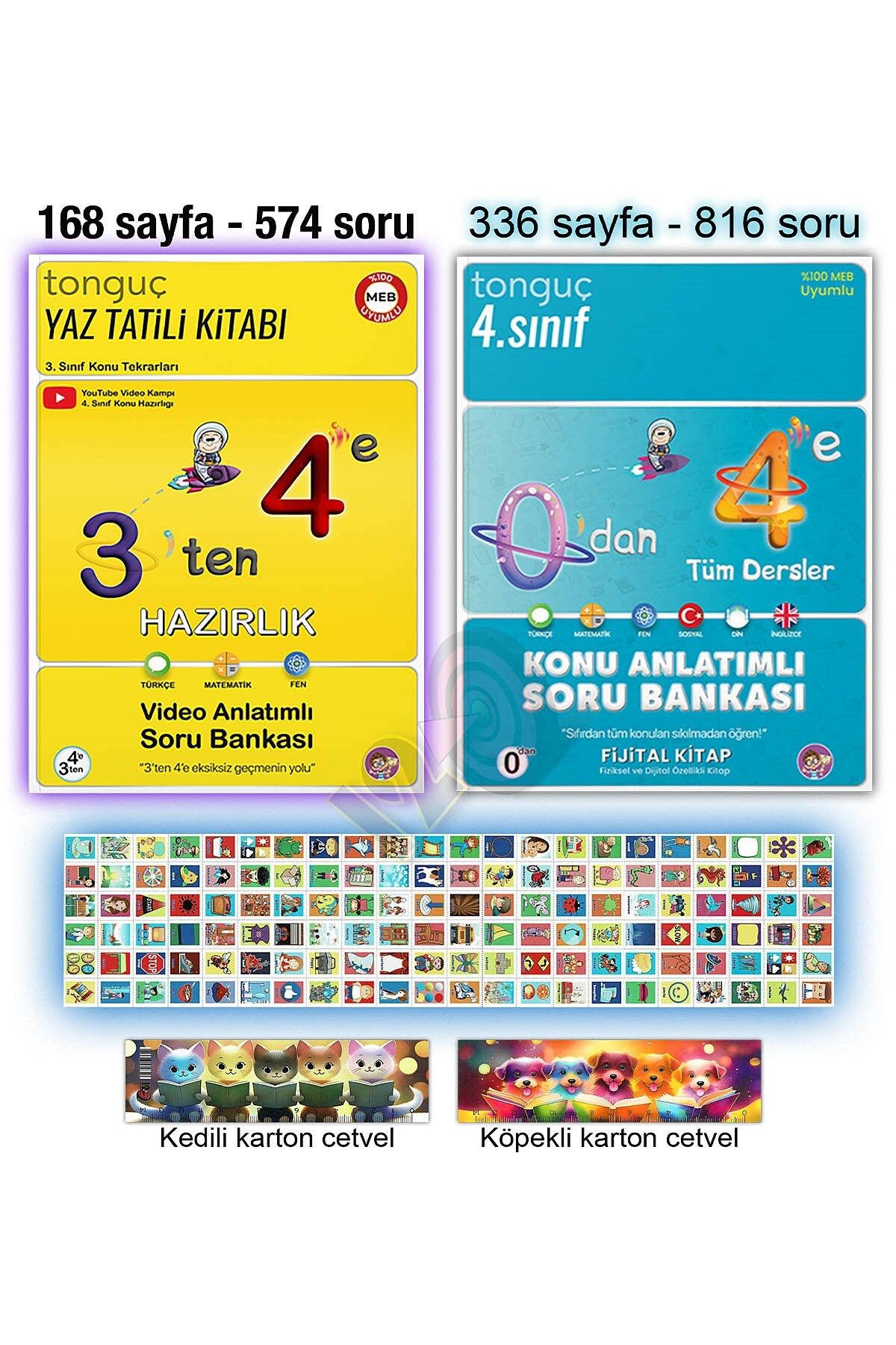 Tonguç Yayınları 3'ten 4'e Hazırlık Seti 2025
