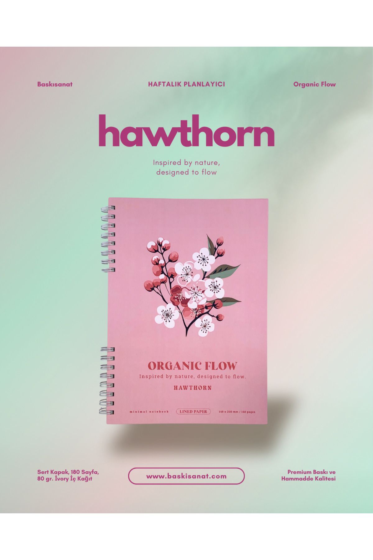 BASKISANAT Organic Flow - Hawthorn