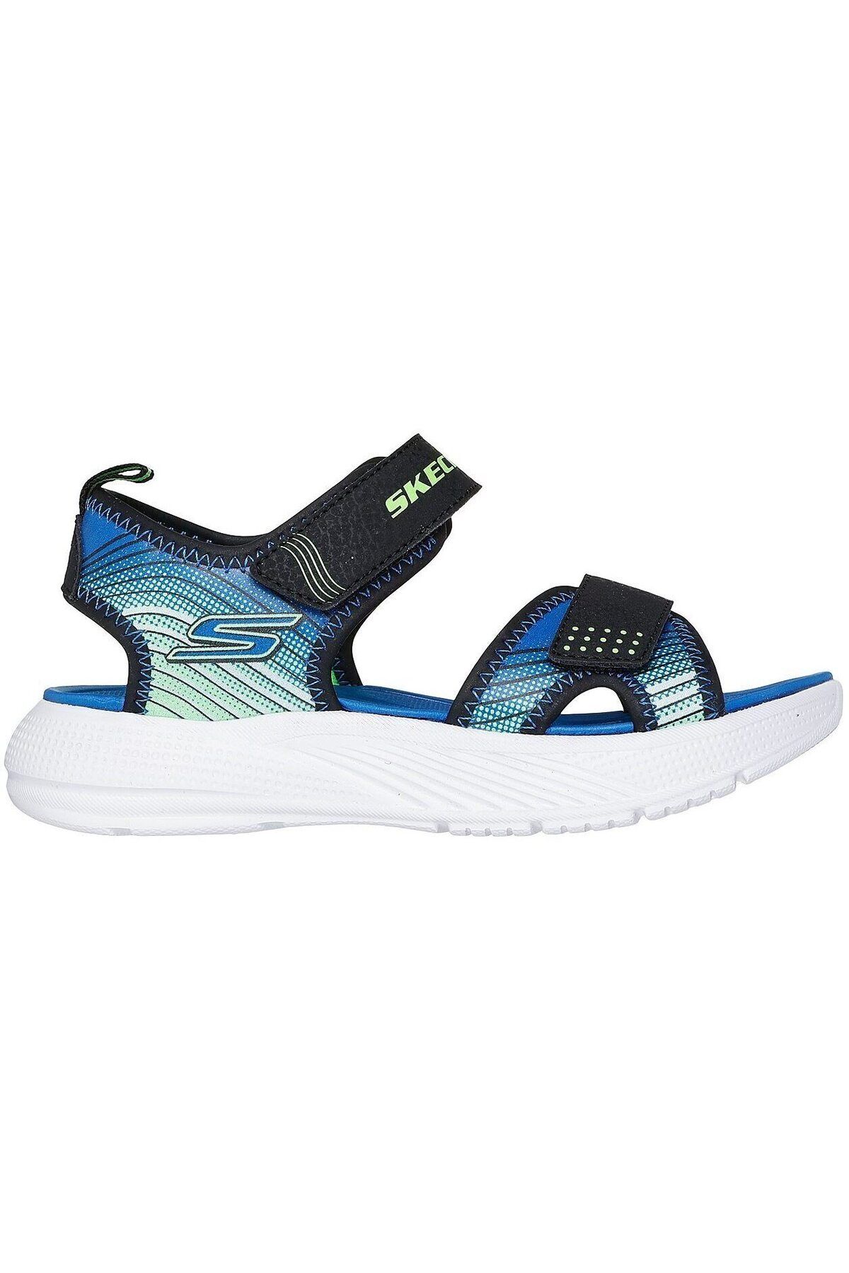SKECHERS-Sandály Skechers Microspec-splash, Černé, Dětské 3