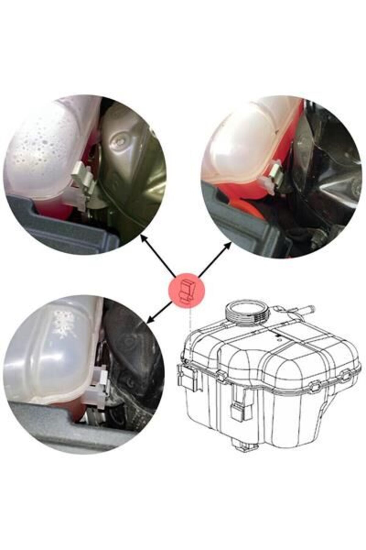 Orjinal Opel Astra J Yedek Su Depo Klipsi GM