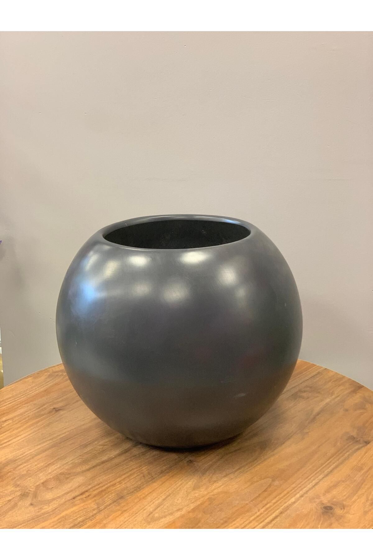 Zenhil Parlak Görünümlü Top Saksı 37cm
