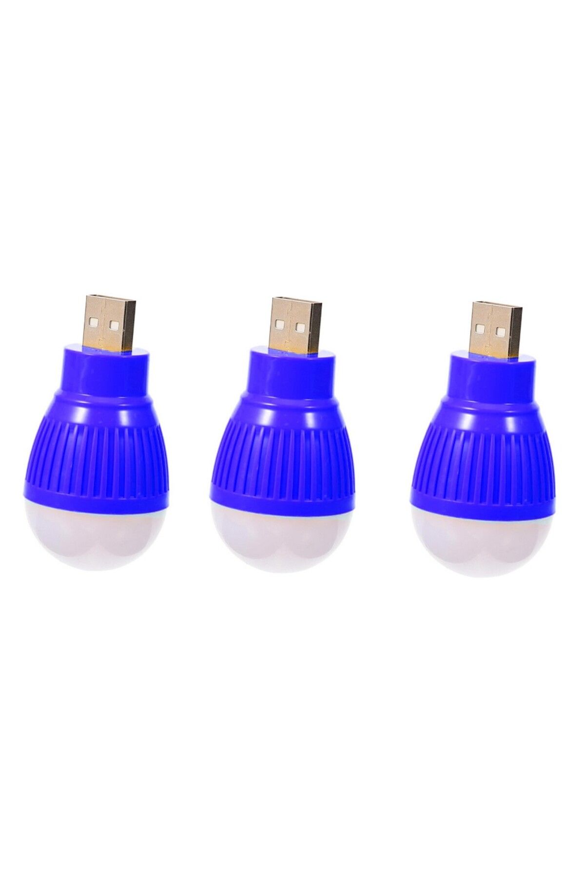 Monte Lua 3 Adet, USB, Beyaz, Gece Lambası, Mini Ampul, Aydınlatma, 1,5W, 5V, USB mini ampul, 67x35mm