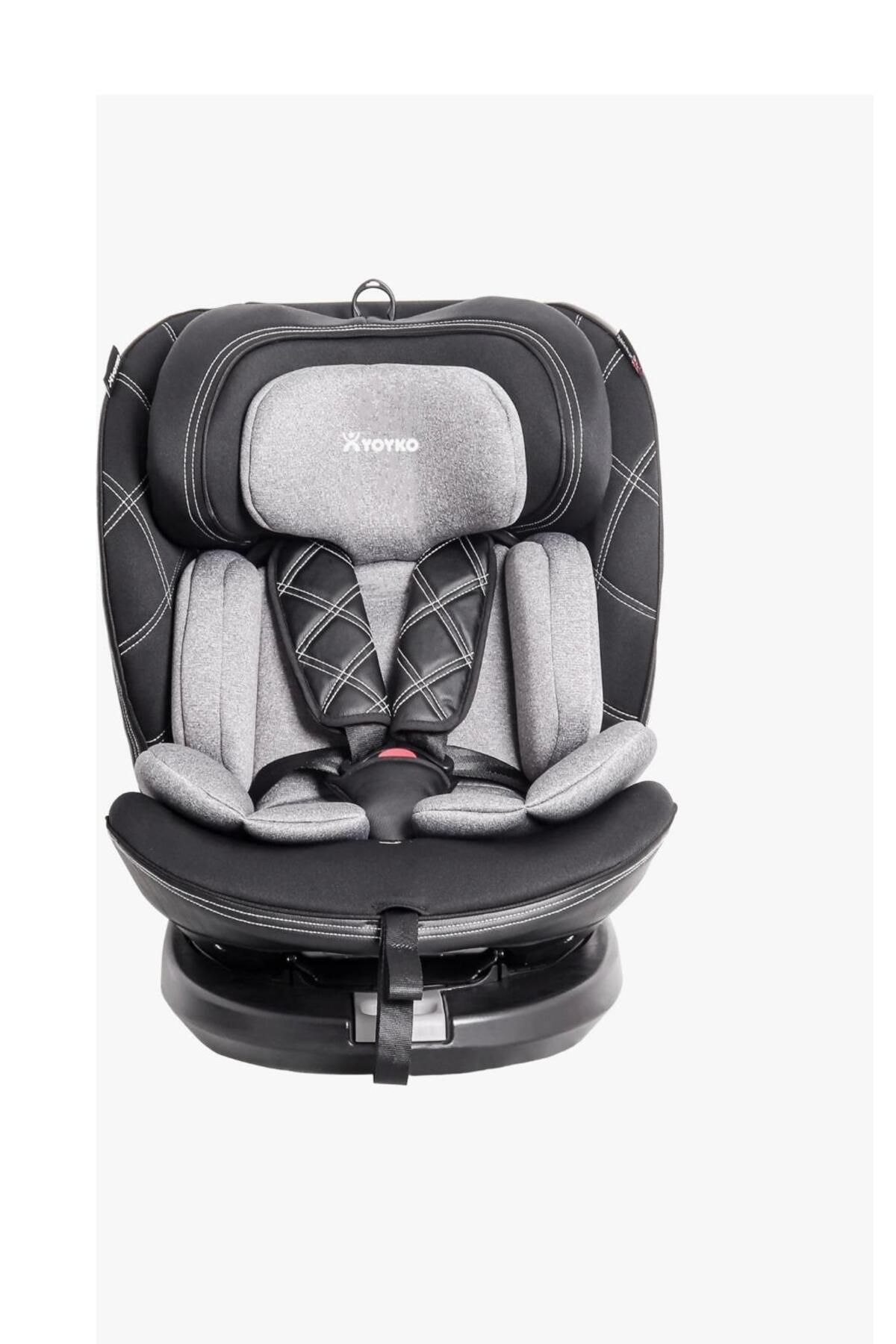 yoykoshop Yoyko Ultimate 360 ° Dönebilir Yatabilir 0-36 Kg Deri Oto Koltuğu ISOFIX/SIP/LATCH