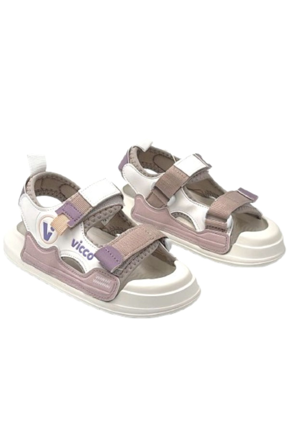 Vicco Wonder Phlon Hafif Taban Cırtlı Çocuk Sandalet LİLA