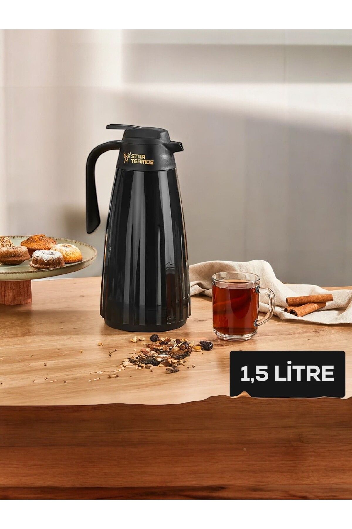 Nesto Home 1,5 Litre Çift Cam Termos