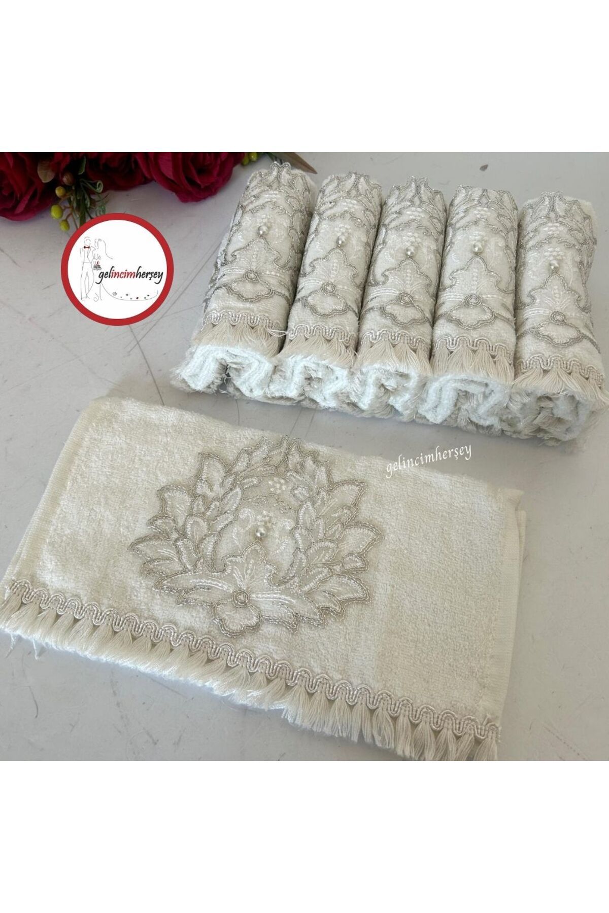 Gelincimherşey 6'lı Fransız Güpürlü Mutfak Havlusu