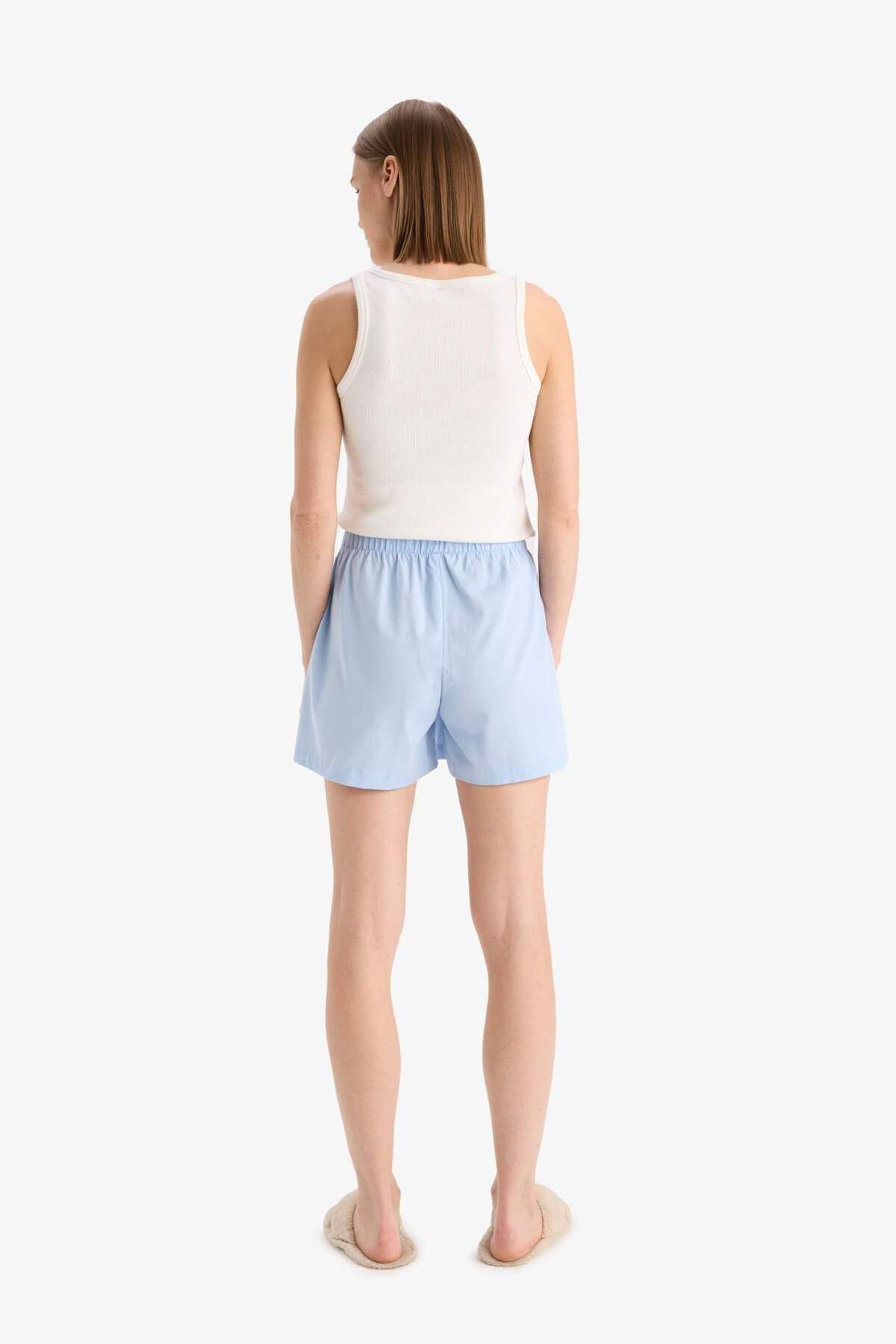 DeFacto-Regular Fit Poplin 2-Piece Bottom-Fall in Love E4342Ax25Sm 5