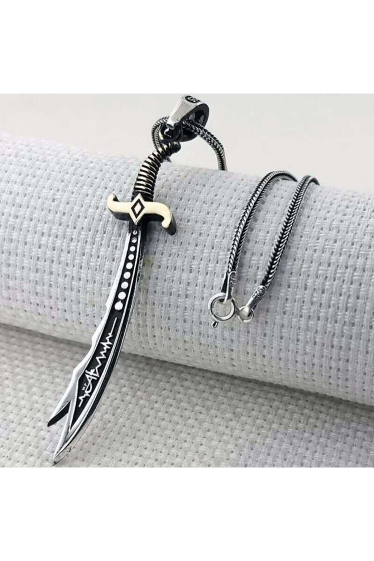 shop Kılıc Hz Ali Zülfikar 925 Ayar Gümüş Erkek Kolye