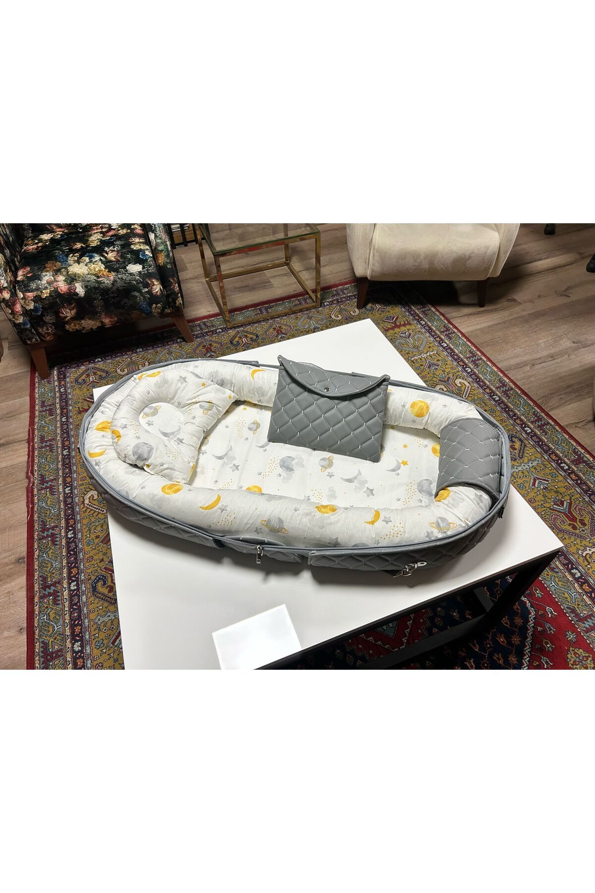ORTHOMATT lifeismine Orthomatt Babynest Taşınabilir Bebek Yuvası