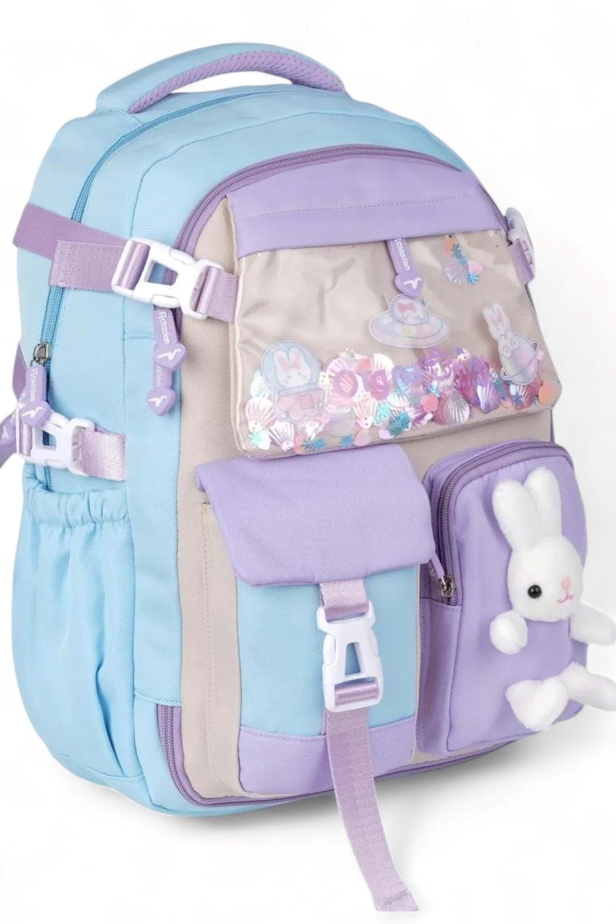 Kidessa Relaxion 2175-1460 İthal Kore Tarzı Unisex Çocuk İlkokul Sırt Çantası