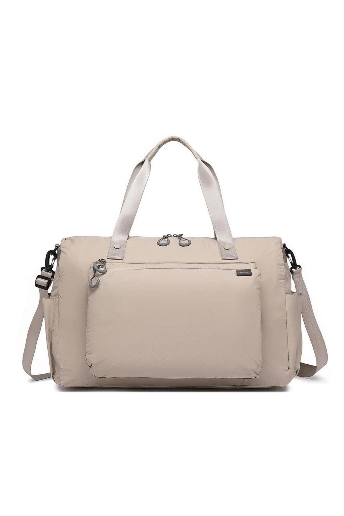 SMART BAGS Dev Boy Ekstra Hafif Uniseks Seyahat Çantası BC 3143 - Bej görsel 2