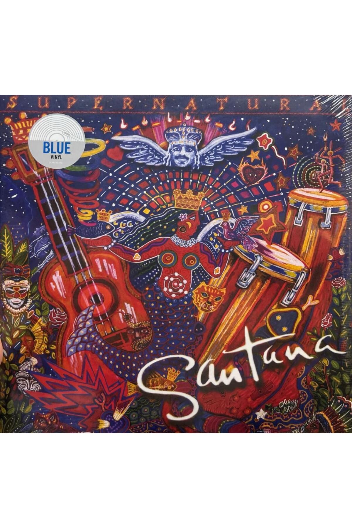 Kadıköy Plak Kulübü Santana - Supernatural LP Mavi Renkli Plak