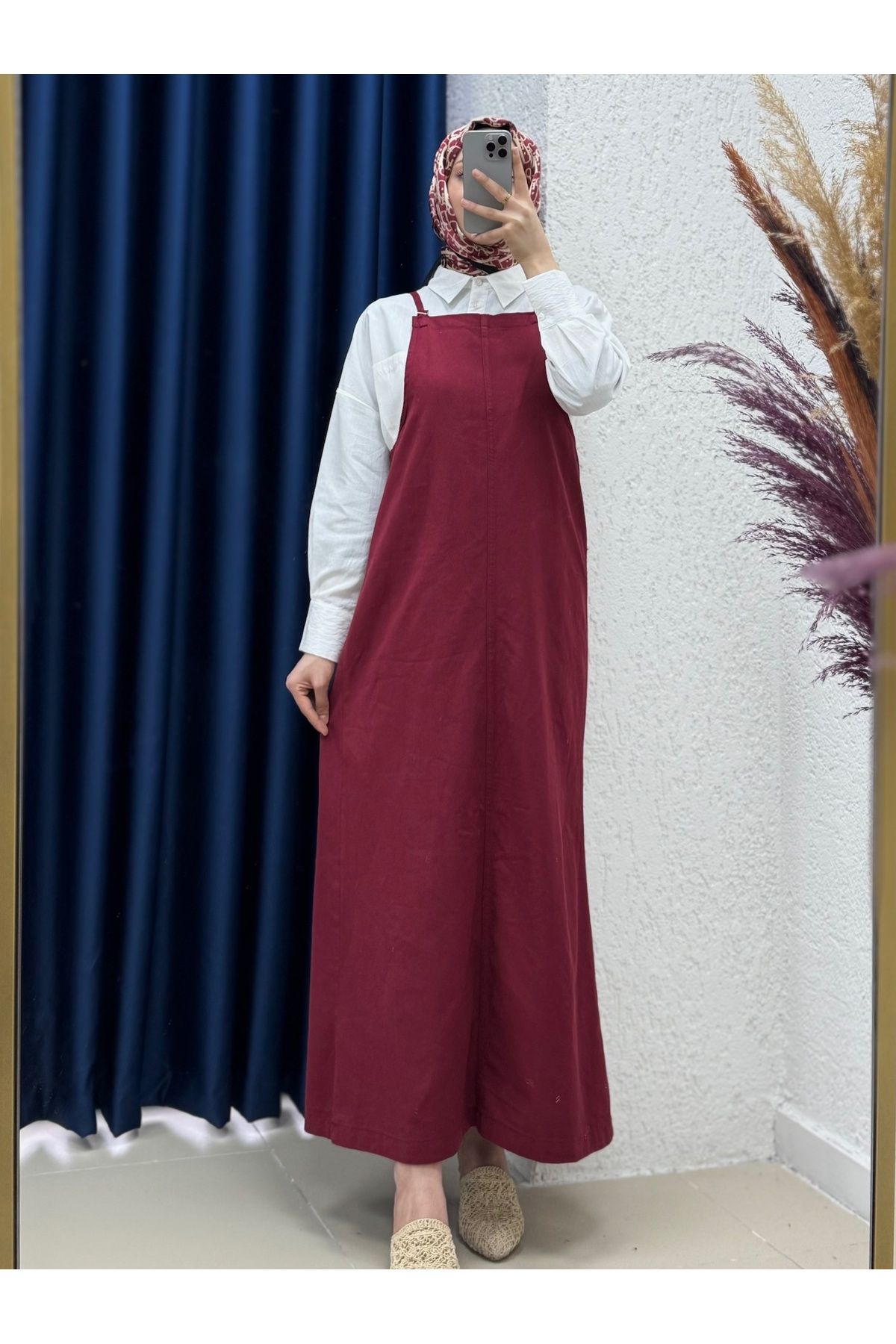 MİHRA STORE Basel Gabardin Jile-BN4225 Bordo