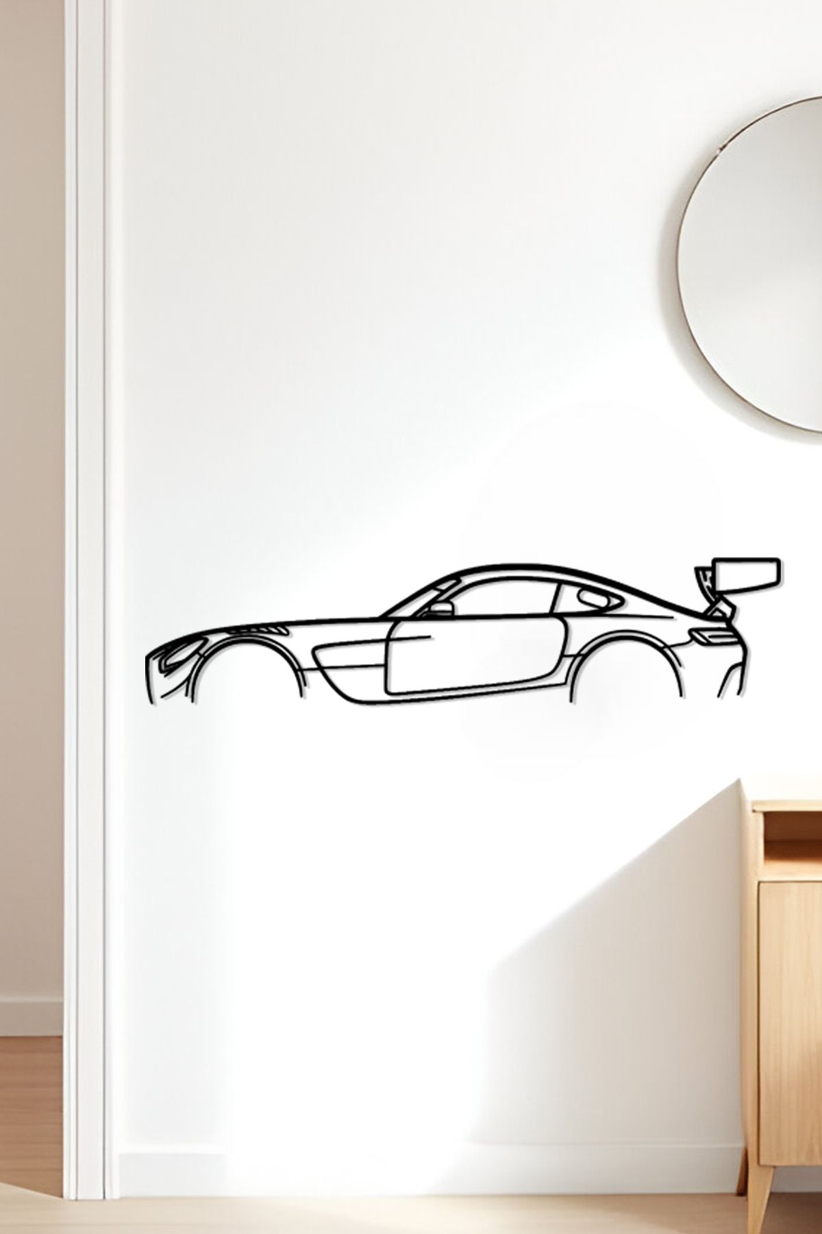 oalpo AMG Modern Dekoratif Tablo, Dolap, Duvar ve Kapı Üzerine Uygun, 3D Baskı, 20cm