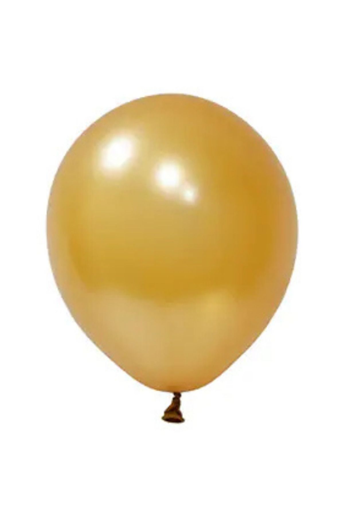 tedaks 20 Adet 5 İnç 12,5 Cm Metalik Altın Balon Doğum Günü Süsleme