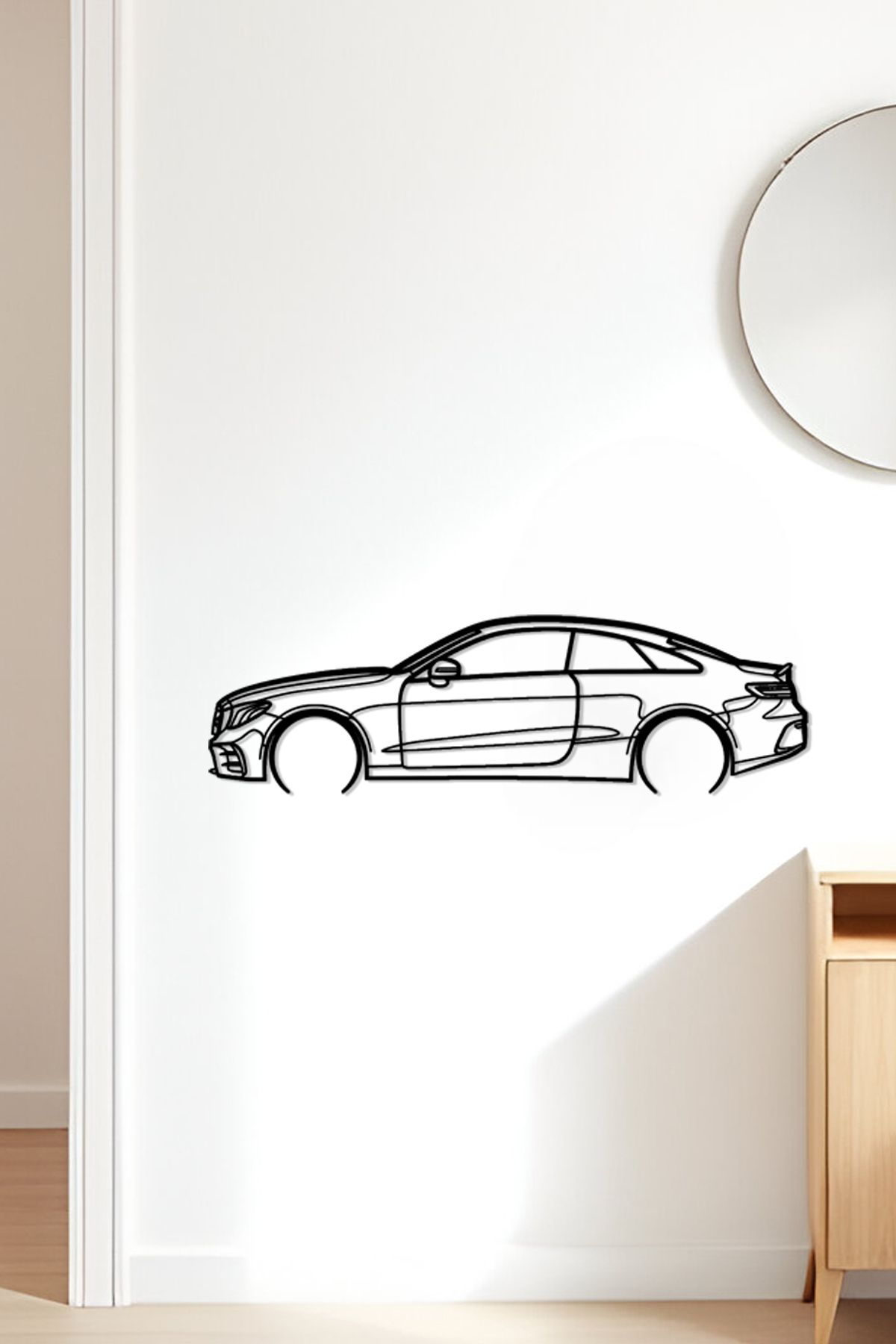 oalpo E53 AMG Modern Dekoratif Tablo, Dolap, Duvar ve Kapı Üzerine Uygun, 3D Baskı, 20cm