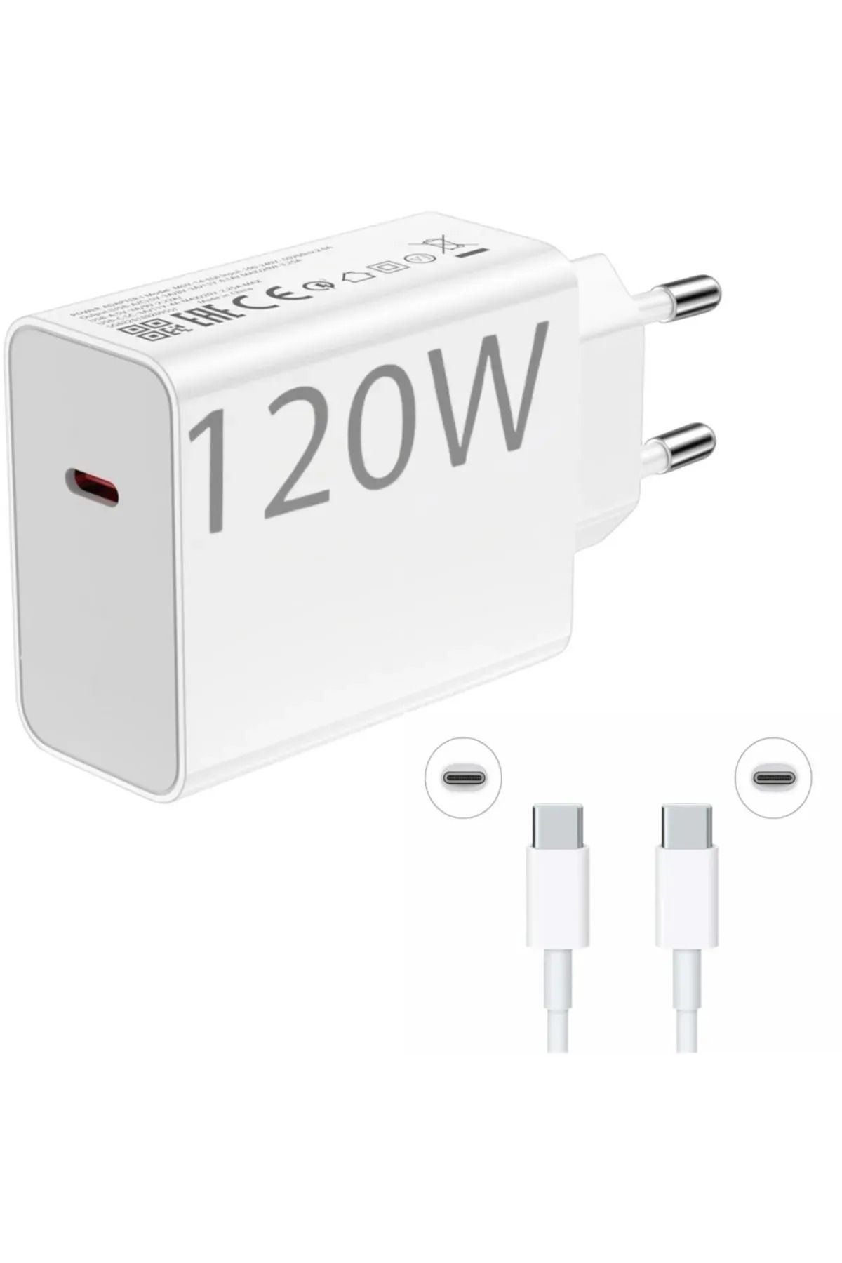 AVİGO 120W Super Turbo Type-C Çıkışlı Hızlı Şarj Aleti Telefon PC Tablet Uyumlu Güvenli 3X Hızlı