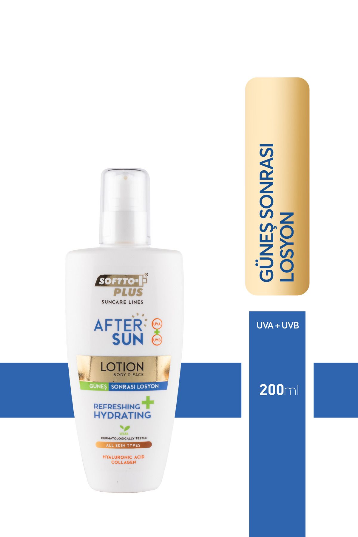 soffto plus Güneş Sonrası Vücut Losyonu 200ml