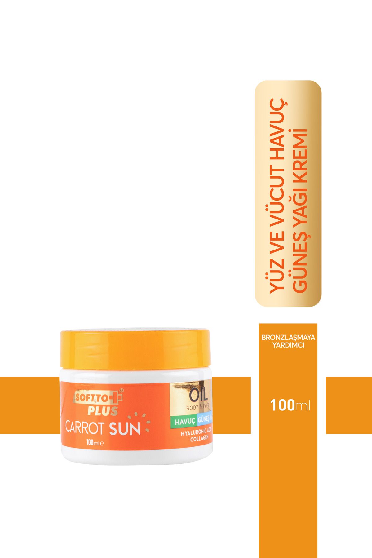 soffto plus Havuç Güneş Yağı 100ml