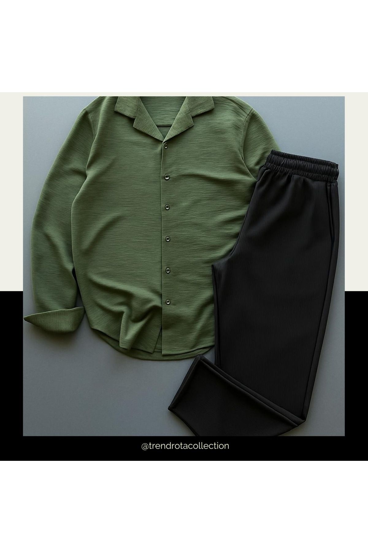 Store Gömlek ve Baggy Pantolon Takım