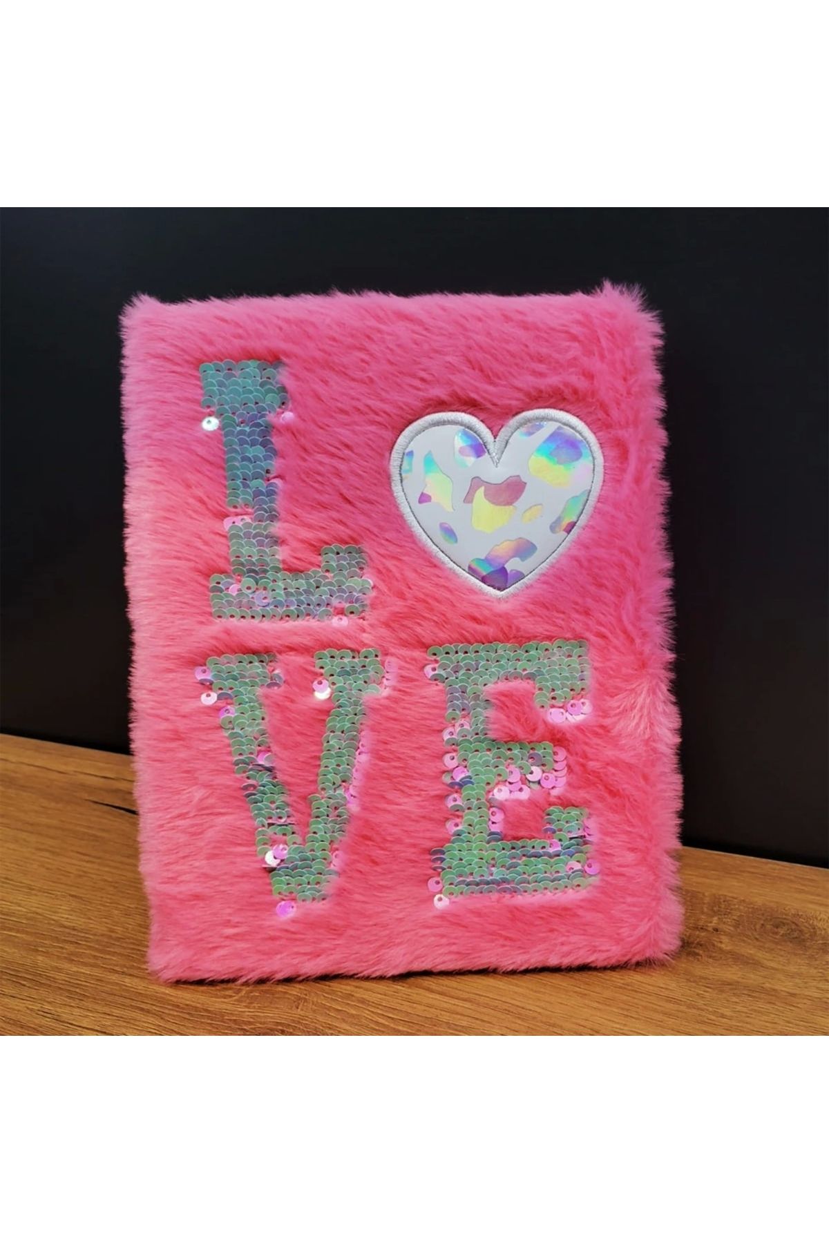 OurStyles Love Tasarımlı Peluş Defter