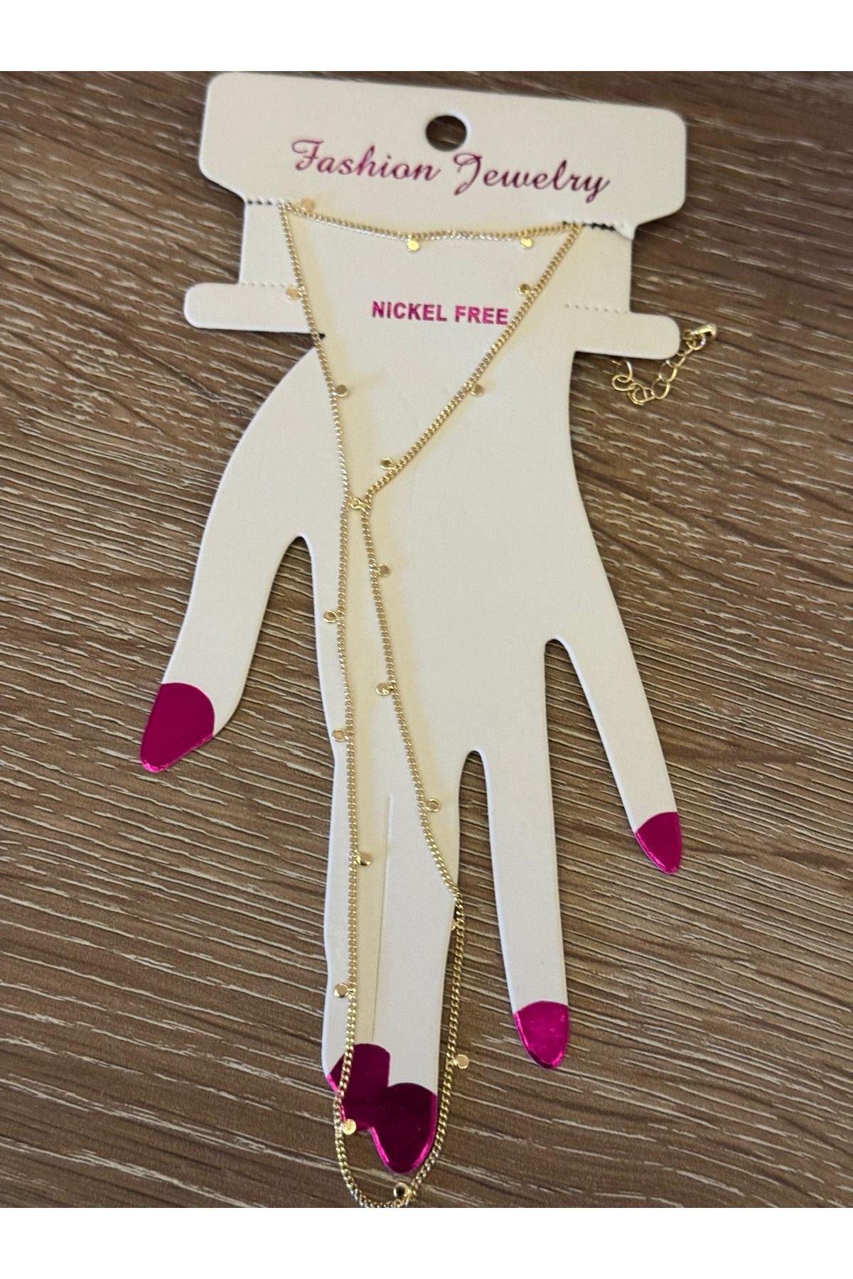 misstakıjewerly ÇELİK GOLD RENK MİNİ EZME PUL MODEL ŞAHMERAN