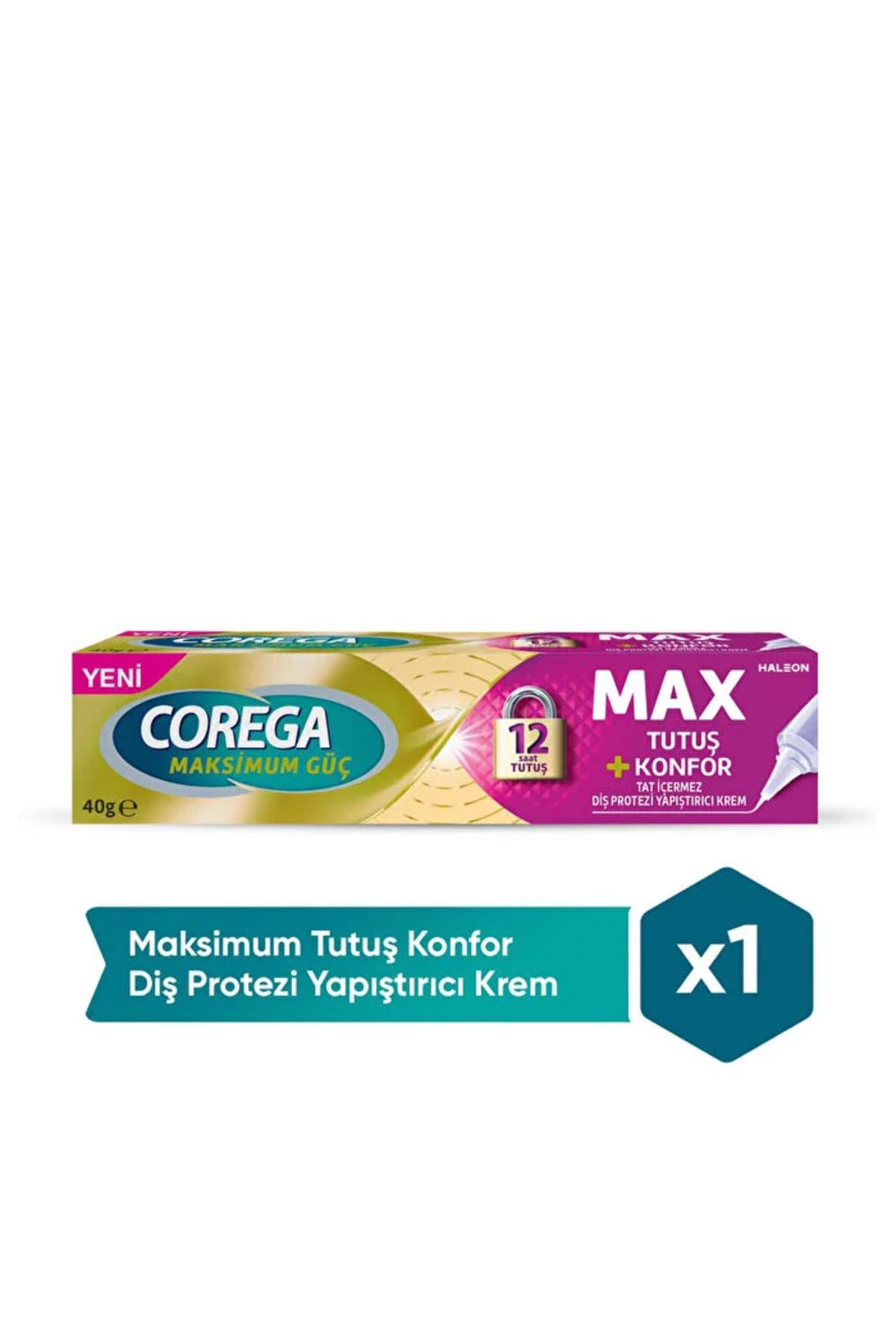 Corega Diş Protezi Yapıştırıcı Krem - Yastık Konforu - 40 gr