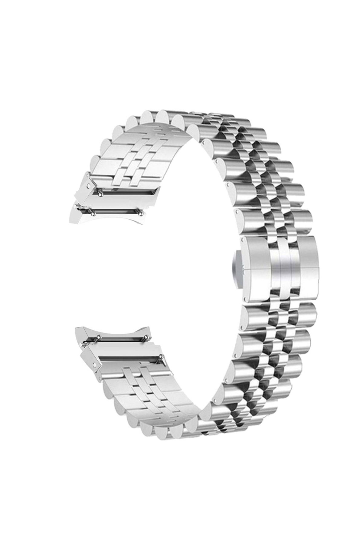 Nextron Samsung Galaxy Watch 4/5/6/7/FE/40/44/Classic/42/43/46/47 Uyumlu Yüksek Kaliteli Rolex Çelik Kordon