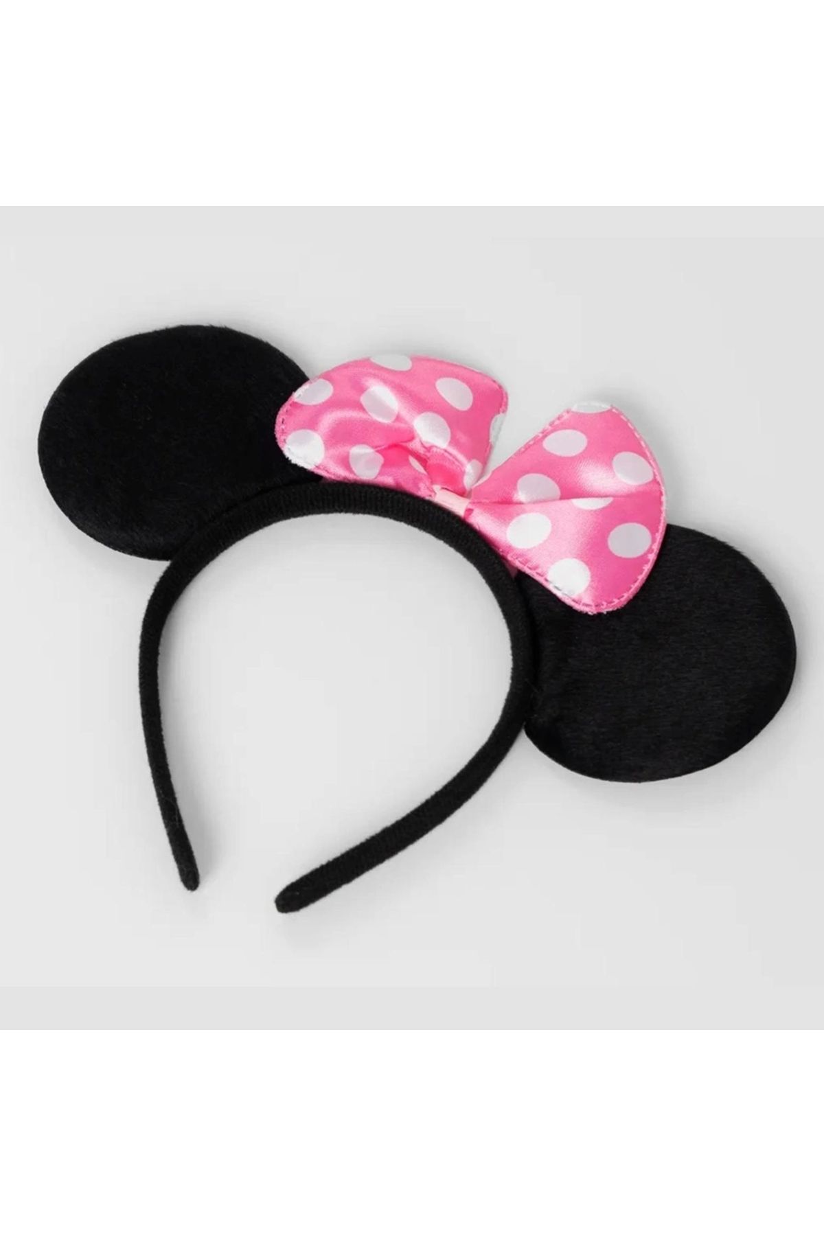 OurStyles Pembe Fiyonklu Minnie Mouse Tacı Mini Kulak