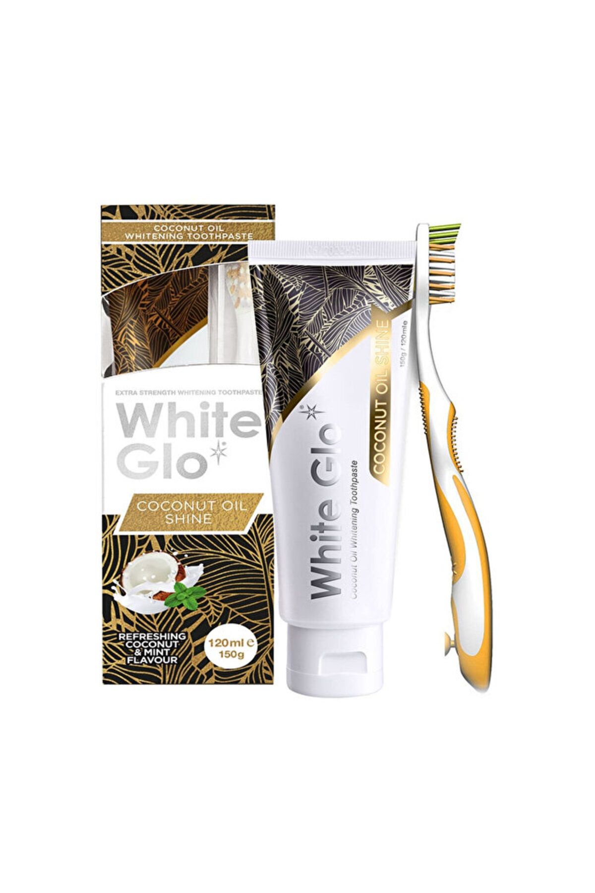 White Glo Diş Macunu - Hindistan Cevizi Özlü Beyazlatıcı - 120 ml