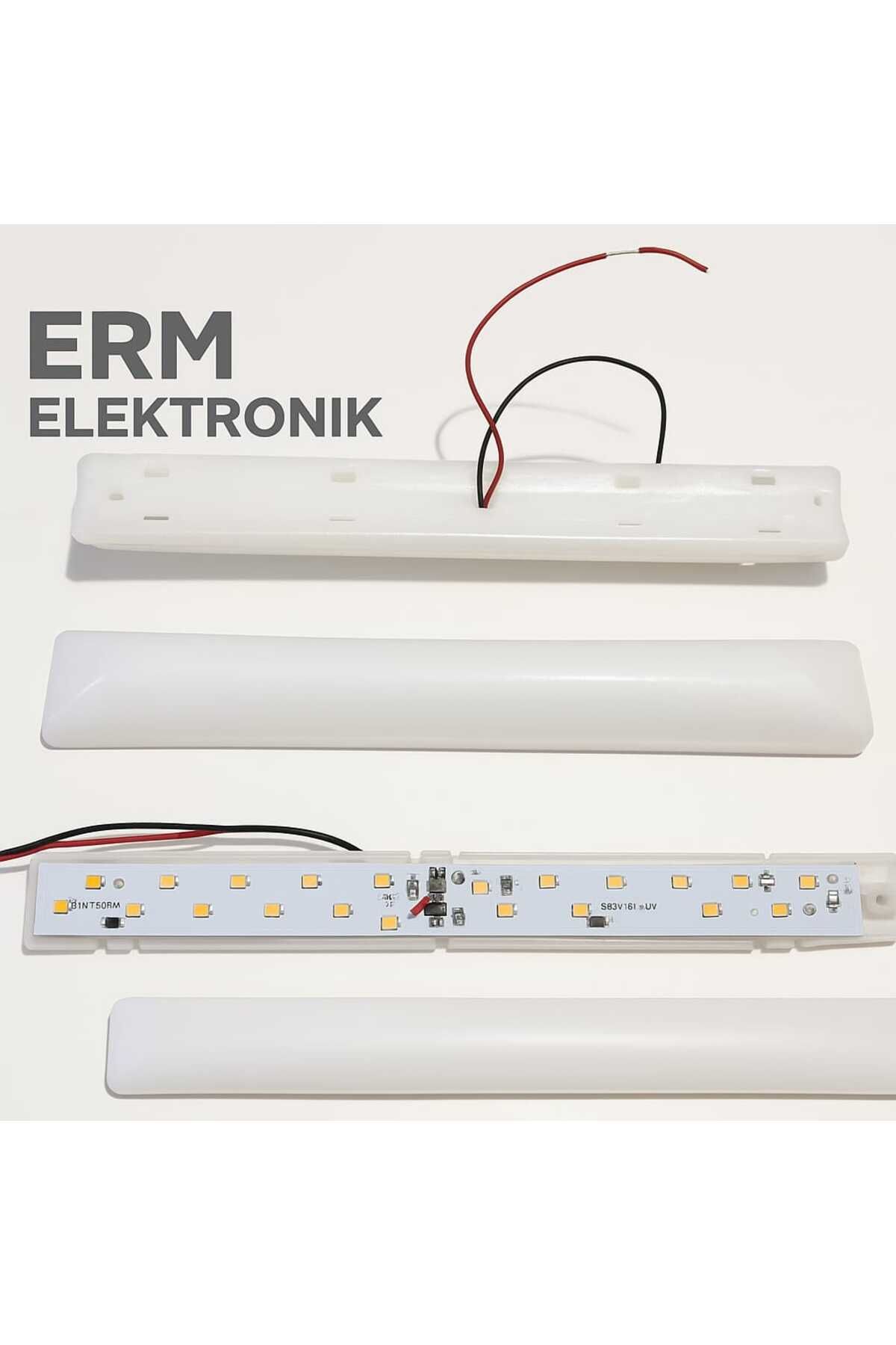 ERM 12V Tente Altı LED Aydınlatma – 20cm Beyaz Işık – Cafe & Restoran Uyumlu (5adet)