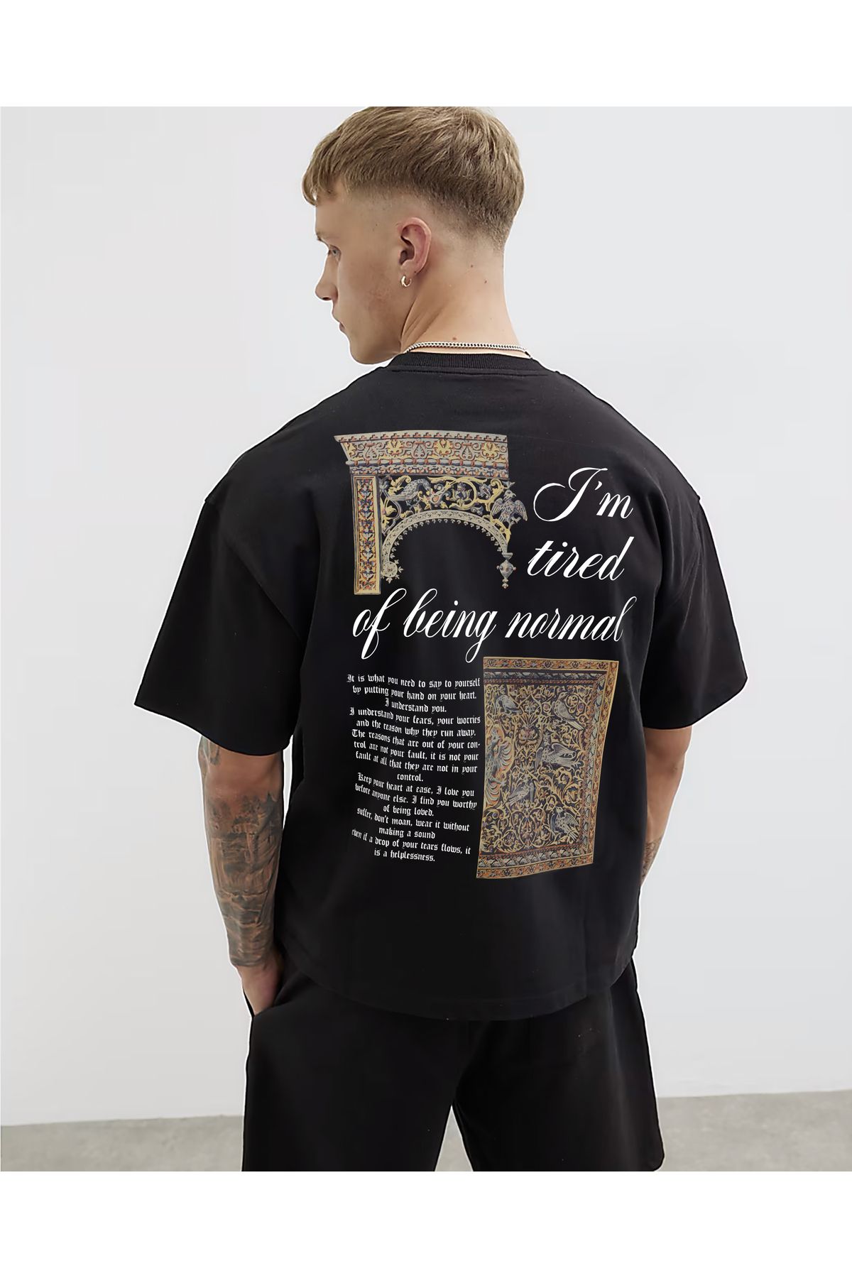 Casa Bodde Old Art Baskılı Unisex Tişört