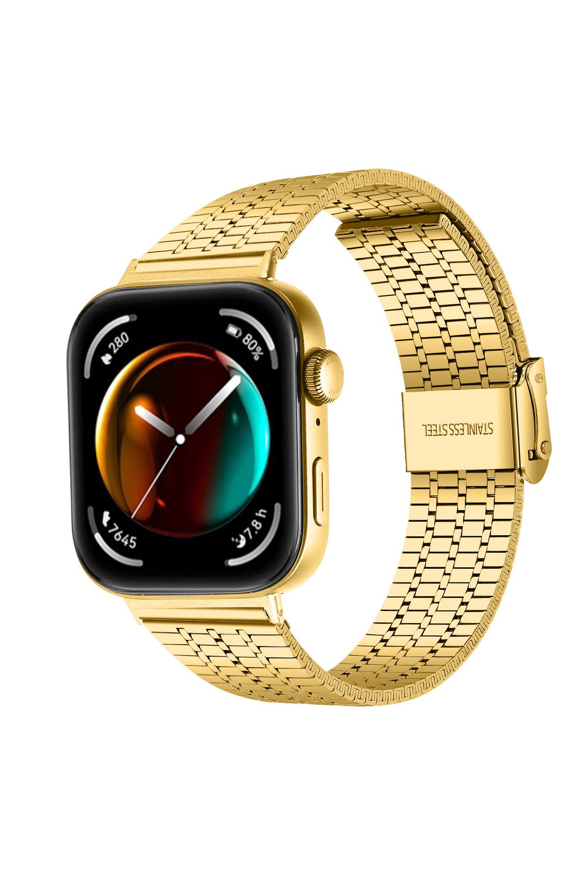 Nextron Huawei Watch Fit 4 & Watch Fit 4 Pro Uyumlu Kordon A+Kalite Metal Paslanmaz Ayarlanabilir Kordon