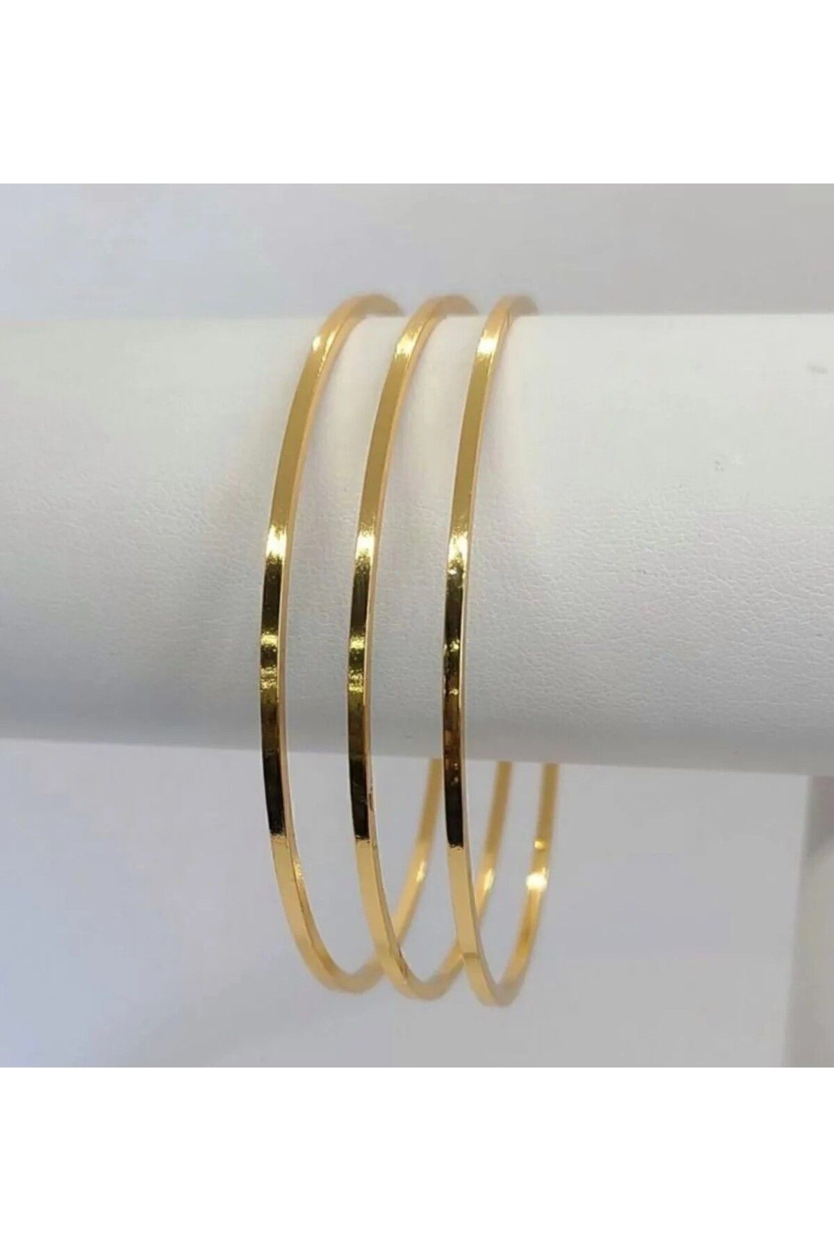 DİLANCA TAKI 22 Ayar Altın Kaplama Ajda Bilezik 1 Adet (65 MM)
