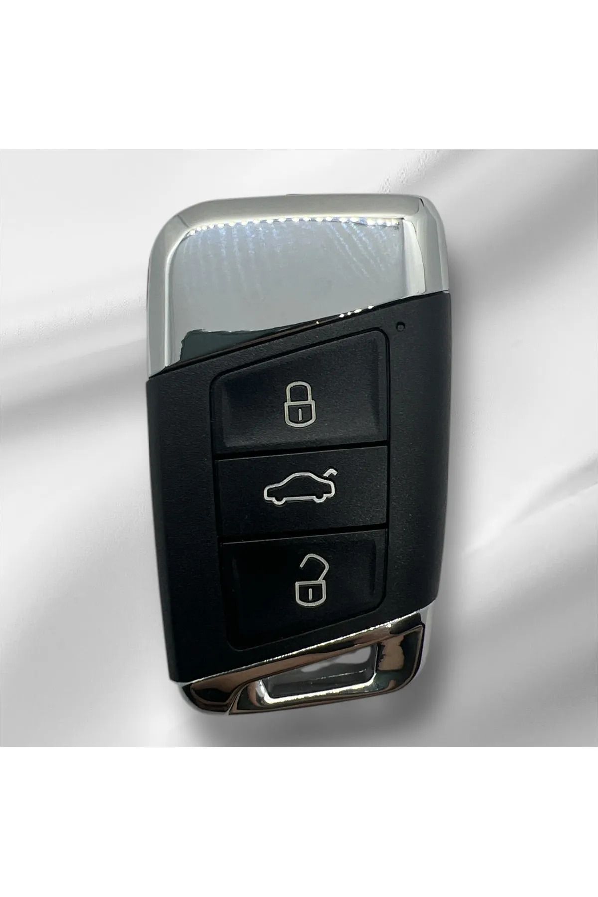 Mavi Keys Volkswagen Passat, Skoda Octavia, Superb, Seat Leon Uyumlu Smart Anahtar Kumanda Kabı – 3 Buton