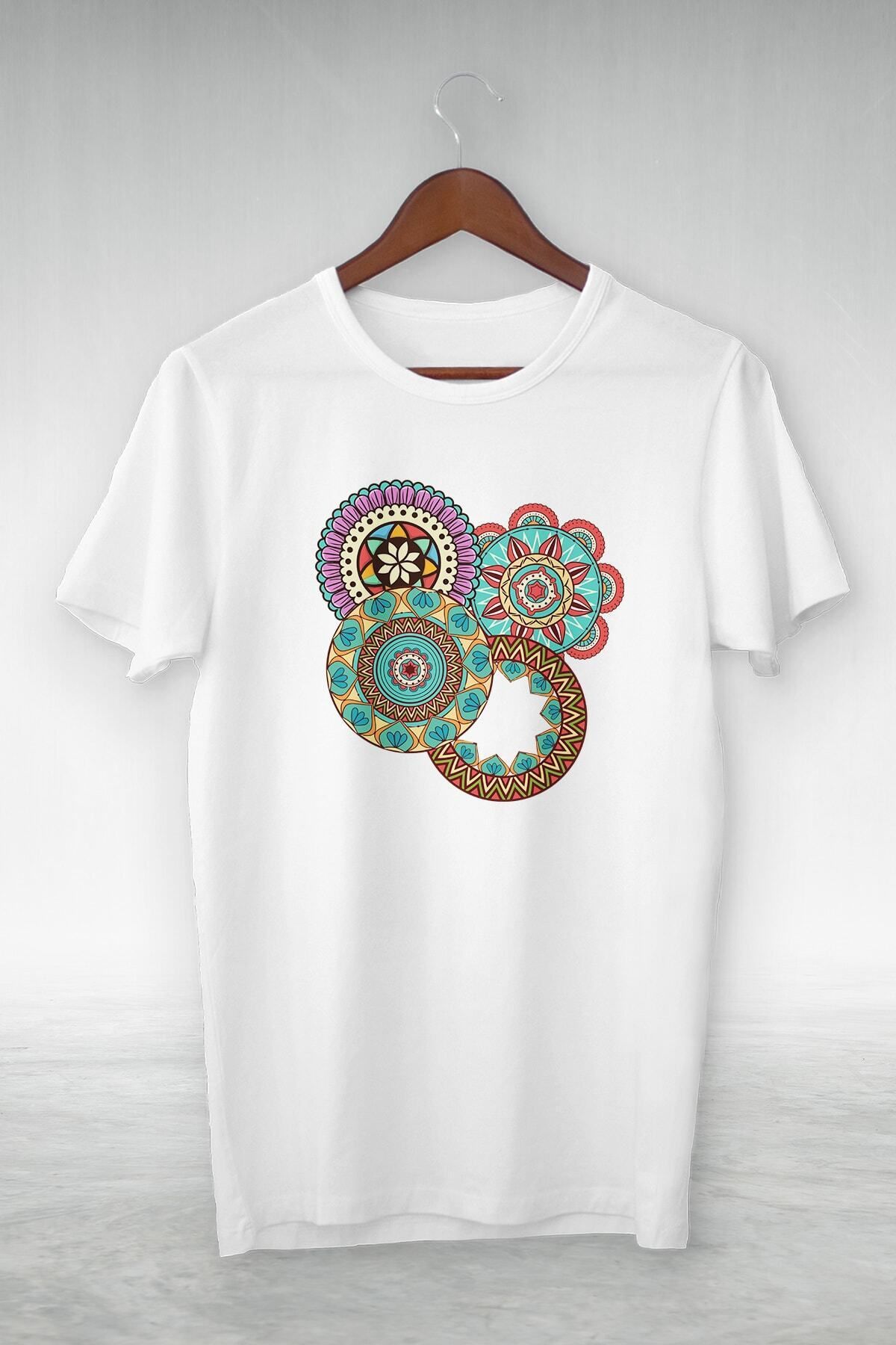 Pisa Art Beyaz -patterns- Vip Tasarım Tshirt