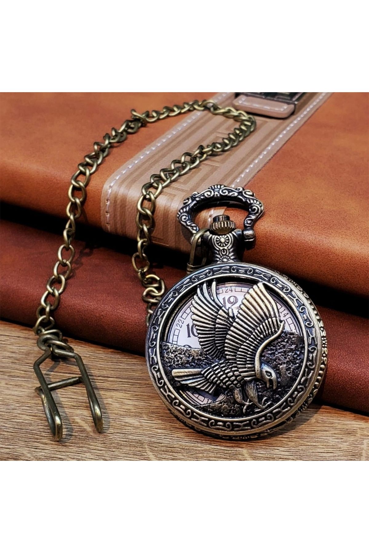 OurStyles Kartal Tasarımlı Köstekli Saat