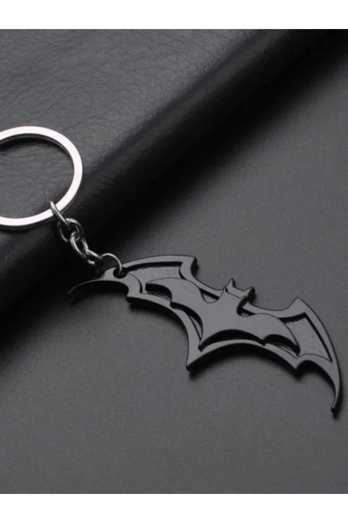 ECDESİNG Batman Anahtarlık / Beyaz & Gri & Siyah & Kırmızı