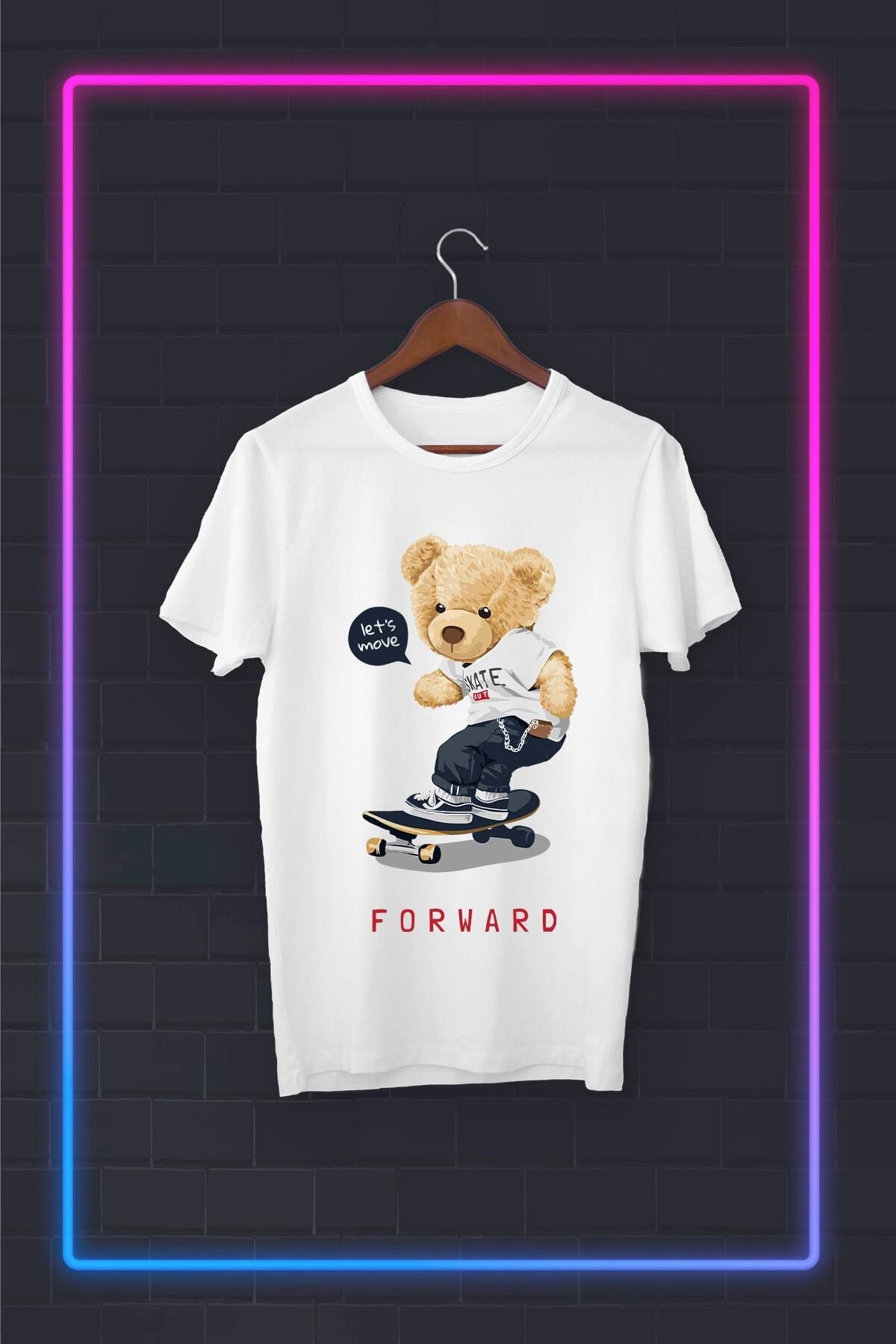 Pisa Art Beyaz -tedi Forwards- Vip Tasarım Tshirt